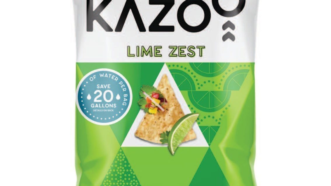 Kazoo Snacks unveils water-saving tortilla chips