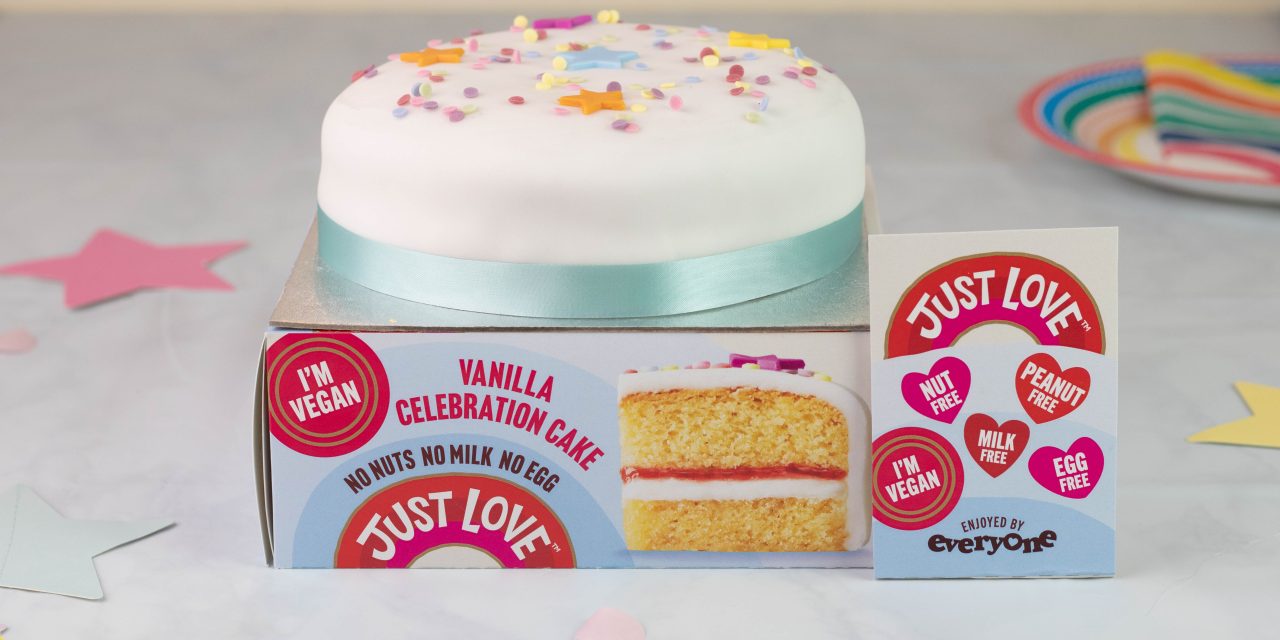 Just Love Food Co launches vanilla celebration cake